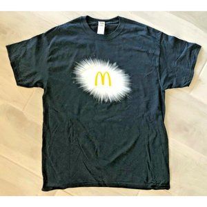 RARE NOS VINTAGE MCDONALD'S STARBURST LOGO UNISEX COTTON L LARGE T-SHIRT